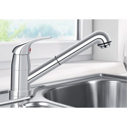 Blanco DARAS-S-F  Sottofinestra con doccetta Cromato  1521752 