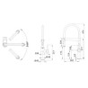 Blanco SONEA-S Flexo Acciaio Massiccio Spazzolato 1526616