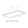 Elica  HILIGHT GLASS NO MOTOR WH/A/100 - PRF0146248