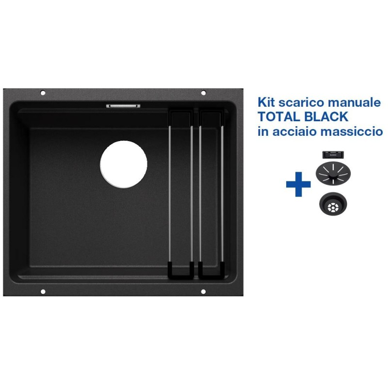 Blanco ETAGON 500-U Antracite + Set Total Black 2522227 Blanco ETAGON 500-U Antracite + Set Total Black 2522227