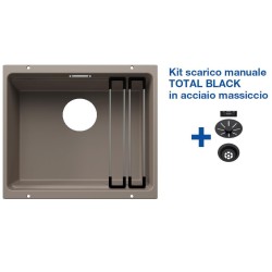 Blanco ETAGON 500-U Tartufo + Set Total Black 2522234