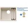 Blanco ETAGON 500-U Soft White + Set Satin Gold 3527075