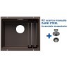 Blanco ETAGON 500-U Caffè + Set Dark Steel 4522236