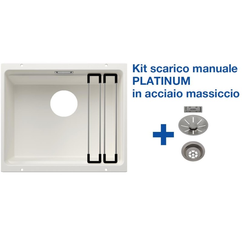Blanco ETAGON 500-U Bianco + Set Platinum 5522231 Blanco ETAGON 500-U Bianco + Set Platinum 5522231