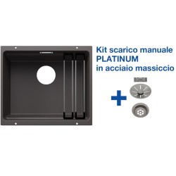 Blanco ETAGON 500-U Grigio Roccia + Set Platinum 5522228