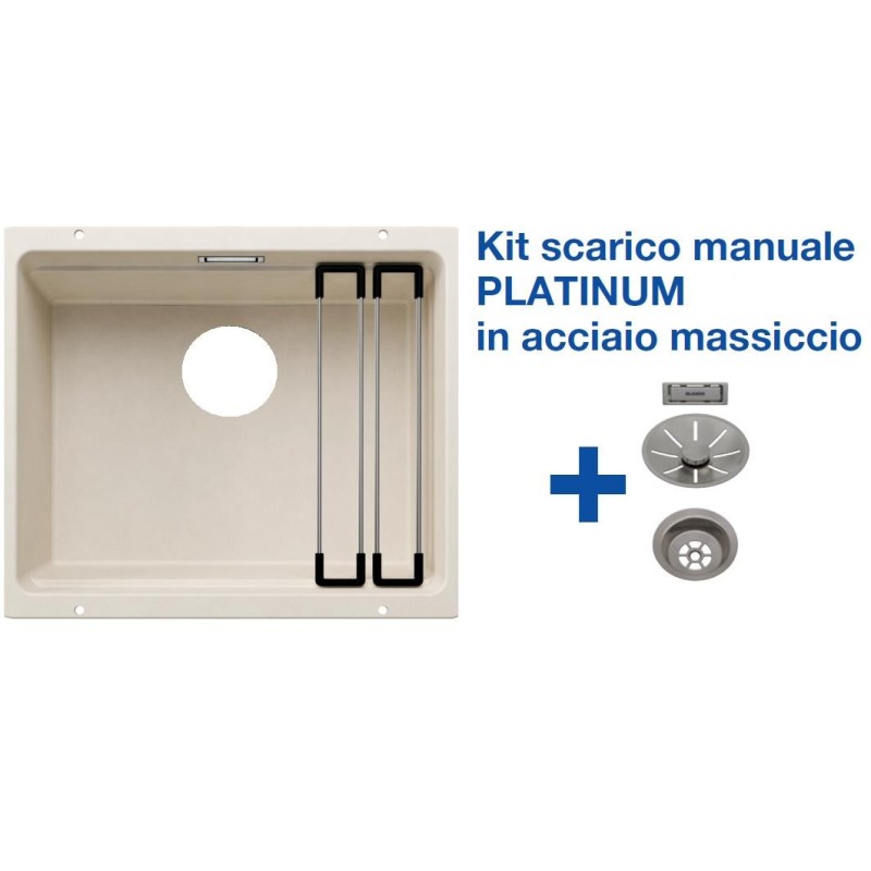 Blanco ETAGON 500-U Soft White + Set Platinum 5527075 Blanco ETAGON 500-U Soft White + Set Platinum 5527075