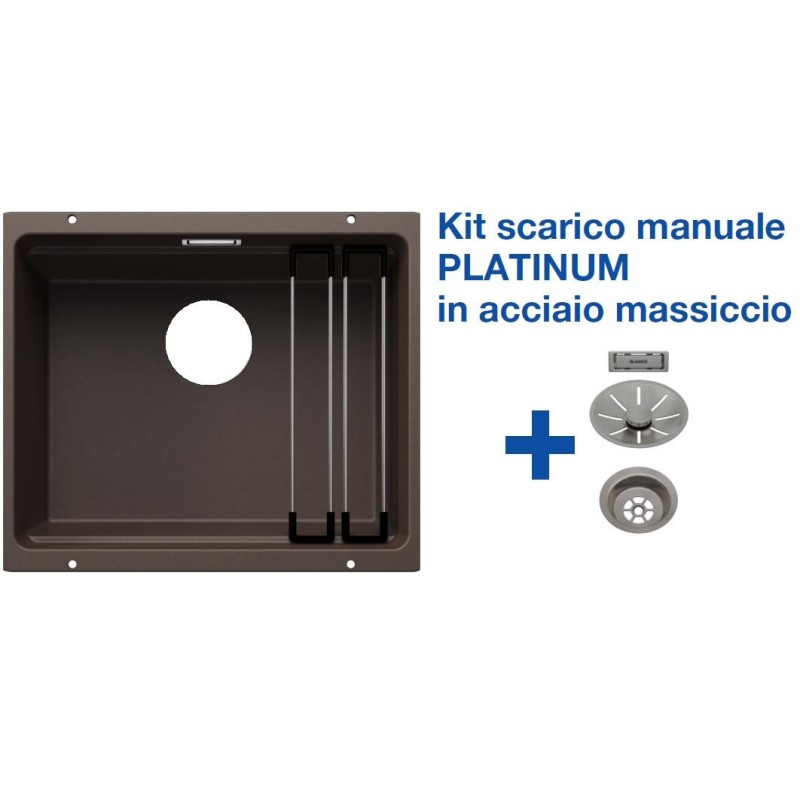 Blanco ETAGON 500-U Caffè + Set Platinum 5522236 Blanco ETAGON 500-U Caffè + Set Platinum 5522236