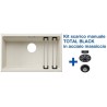 Blanco ETAGON 700-U Soft White + Set Total Black - 2527078