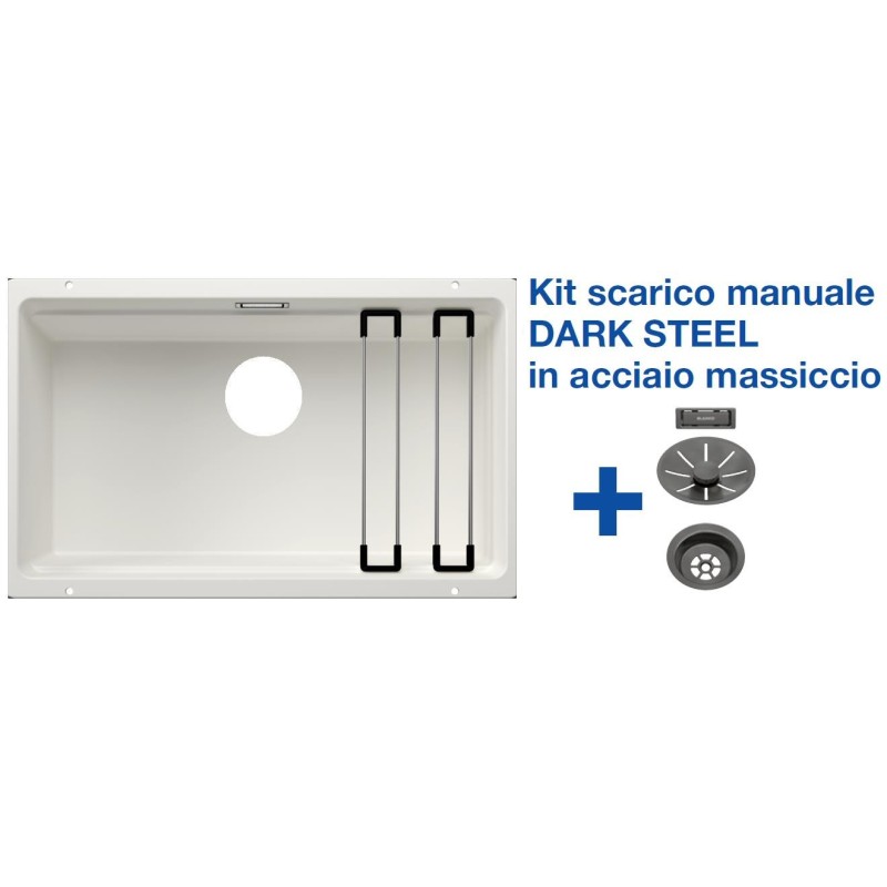 Blanco ETAGON 700-U Bianco + Set Dark Steel 4525171 Blanco ETAGON 700-U Bianco + Set Dark Steel 4525171