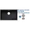 Blanco ETAGON 700-U Nero + Set Platinum 5525891