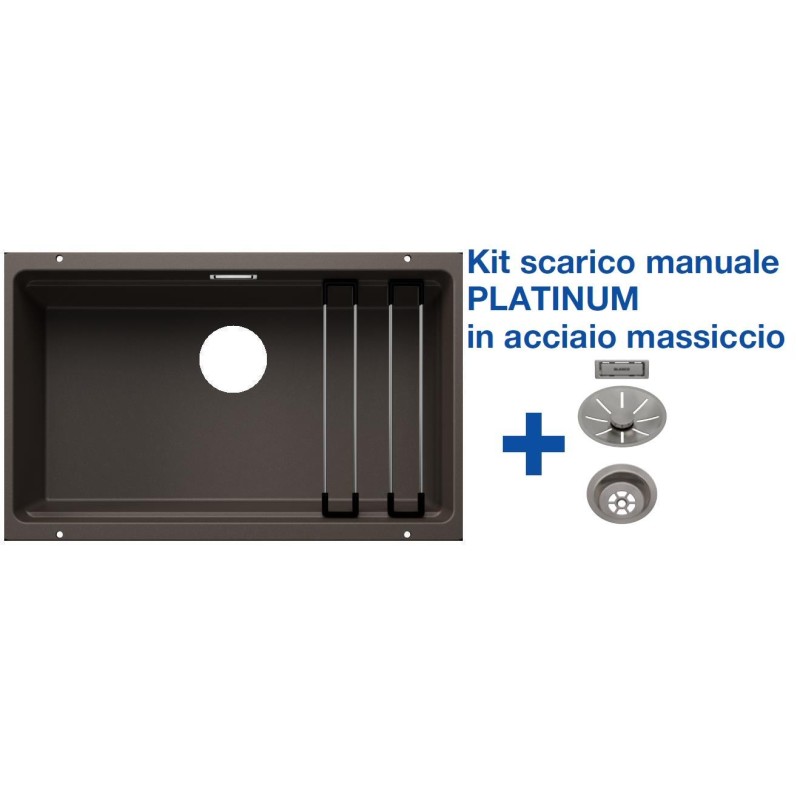 Blanco ETAGON 700-U Caffè + Set Platinum 5525176 Blanco ETAGON 700-U Caffè + Set Platinum 5525176