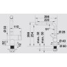 Blanco LINUS-S-F Nero Opaco sottofinestra 1527523