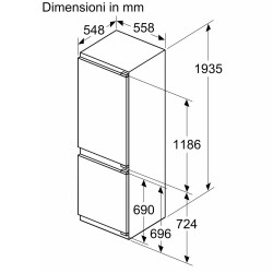 Bosch KIN96VFD0  cerniera piatta   ***PRONTA CONSEGNA***
