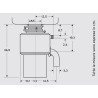 Insinkerator 1975078 LC 50 PROFESSIONAL con Tappo Salvaposate