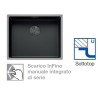 Blanco CLARON 500-U Dark Steel con Set Dark Steel 1527834