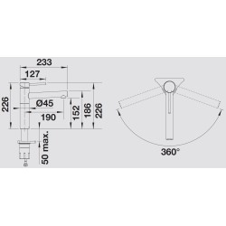 Blanco ALTA II Pvd Steel 1527529 - 527529