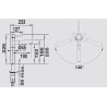 Blanco ALTA-S II Pvd Steel 1527544 - 527544