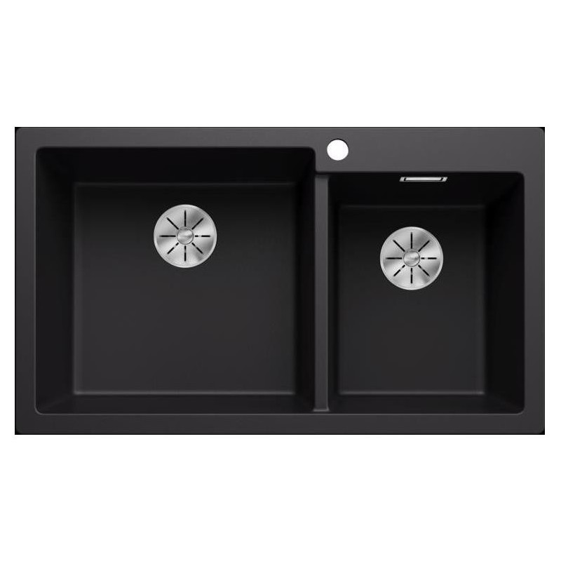 Blanco PLEON 9 Vasca Grande sinistra nero 1527636 con Set Stainless Steel Blanco PLEON 9 Vasca Grande sinistra nero 1527636 con Set Stainless Steel