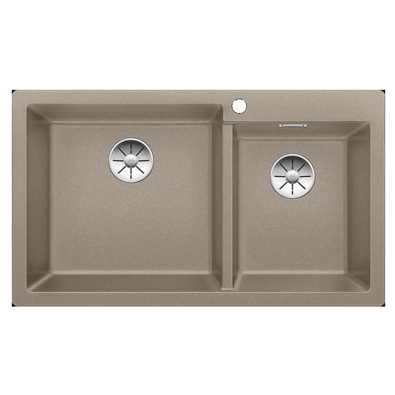 Blanco PLEON 9 Vasca Grande sinistra Tartufo 1527642 con Set Stainless Steel Blanco PLEON 9 Vasca Grande sinistra Tartufo 1527642 con Set Stainless Steel